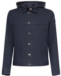 Colmar - Fitness ,Blauw ,Denim Denim Jack Met Afneembare Capuchon - Lyst