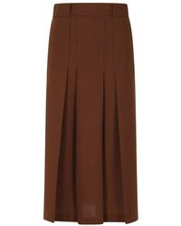 Semicouture - Midi Skirts - Lyst