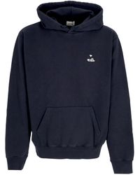 Arte' - Hoodies & Sweatvesten ,Blauw ,Katoen Heart Sweatshirt Met Capuchon - Lyst