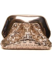 THEMOIRÈ - Rosa gewebte clutch tasche - Lyst