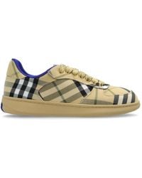Burberry - Sneakers Check Aus Canvas - Lyst