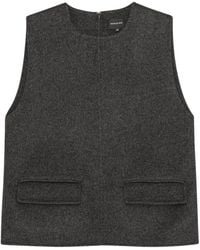 Birgitte Herskind - Tops ,Grijs ,Wol Ease Top - Lyst