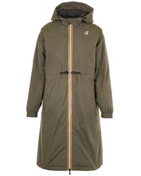 K-Way - Jassen ,Groen ,Groene Winterjas Delia Warm - Lyst