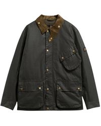 Barbour - Jassen ,Groen ,Katoen Brake Line Wax Jacket - Lyst