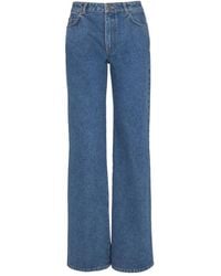 Balmain - Denim Jeans Met Rechte Pijpen - Lyst