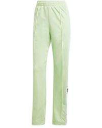adidas Originals - Pantaloni verdi e bianchi adibreak - Lyst