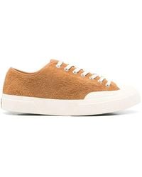 Superga - Brauner Schnürsneaker Mit Gummisohle - Lyst