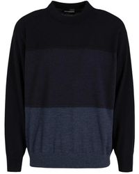 Armani - Stylischer strickpullover - Lyst