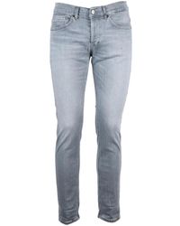 Dondup - Jeans ,Grijs ,Katoen George Skinny Jeans - Lyst