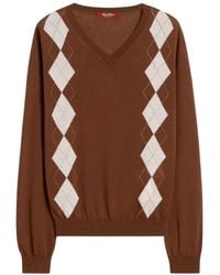 Max Mara - V-Neck Knitwear - Lyst