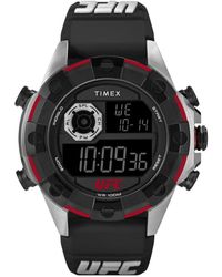 Timex - Accessoires ,Zwart ,Digitaal Ufc Kick Horloge - Lyst