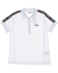 Fila - Weiße polo shirt - Lyst