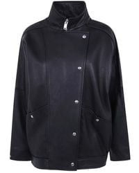 Anine Bing - Jassen ,Zwart ,Leer Sandy Jacket - Lyst