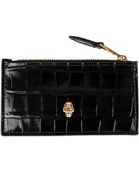 McQueen - 'skull' Kaarthouder - Lyst