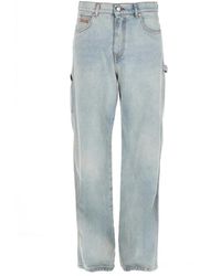 MSGM - Straight Jeans - Lyst