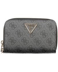 Guess - Schwarze Polyethylen Damen Geldbörse Laurel Ii - Lyst