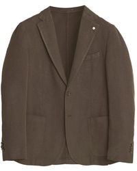 L.B.M. 1911 - L.B. 1911, ,Jassen ,Bruin ,Katoen Jassen - Lyst