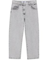 MSGM - Straight Jeans - Lyst