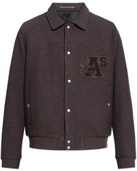 AllSaints - Jassen ,Bruin ,Wol Royce Jacket - Lyst