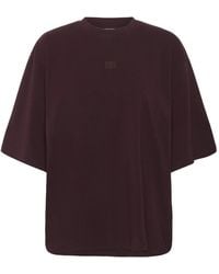 Gestuz - Oversized Tee Mit Besticktem Logo - Lyst