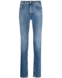Acne Studios - Jeans ,Blauw ,Katoen Mid Skinny Fit Jeans - Lyst