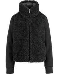 Bomboogie - Driemateriaal Jas Met Imitatiebont - Lyst