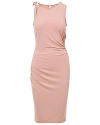 Aniye By - Kleedjes ,Roze ,Asymmetrische Halslijn Jurk Huidskleurig - Lyst
