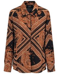 Clips - Overhemden ,Bruin ,Shirts - Lyst