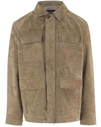 Yves Salomon - Suede Jacket - Lyst