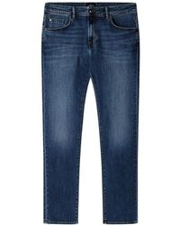 Hackett - Jeans ,Blauw ,Slim-Fit Jeans - Lyst