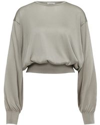 DRYKORN - Hoodies & Sweatvesten ,Groen ,Talomina 10 Feinstrick Pullover Cropped - Lyst