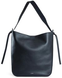 Jil Sander - Tassen ,Zwart ,Katoen Knot Shopper - Lyst