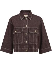 Mos Mosh - Jassen ,Bruin ,Denim Mmanetta Denim Jacket - Lyst