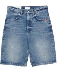 AMISH - Relaxed Fit Denim Bermuda Shorts - Lyst