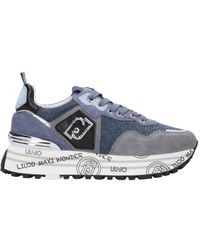 Liu Jo - Schoenen ,Blauw ,Denim Denim Casual Sneakers Maxi Wonder - Lyst