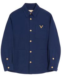 Valentino - Vgold Katoenen Oxford Shirt - Lyst