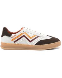 Missoni - Schoenen ,Veelkleurig ,Leer Zigzag Sneakers - Lyst