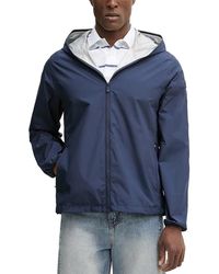 Save The Duck - Jassen ,Blauw ,Hooded Jacket D30571M.Wind 22 - Lyst