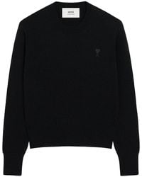 Ami Paris - Round-Neck Knitwear - Lyst