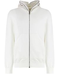 Rick Owens - Katoenen Full-Zip Sweatshirt Met Zakken - Lyst