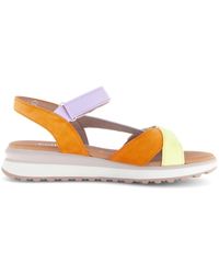 Gabor - Sandalen Aus Leder/Wildleder-Mix - Lyst