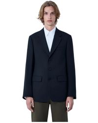 Dries Van Noten - Single-Breasted Wollen Blazer - Lyst