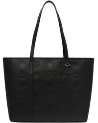 MCM - Medium Shopper Bag - Lyst