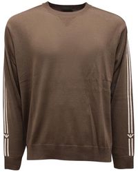 Armani - Gestreifter Wollpullover - Lyst