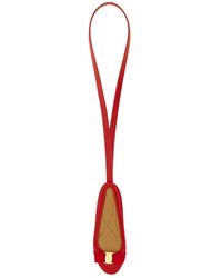 Ferragamo - Bow Varina Leder-Charm - Lyst