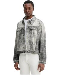 Camper - Paint Print Denim Jacket - Lyst