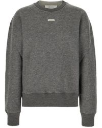 McQueen - Truien & Vesten ,Grijs ,Wol Stijlvolle Sweatshirts Voor Een Trendy Look - Lyst