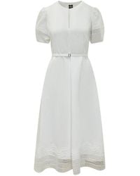 BOSS - Midi Dresses - Lyst