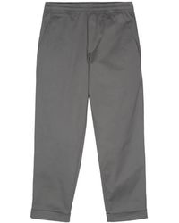 Neil Barrett - Broeken ,Grijs ,Grijze Elastische Low Rise Slim Jeans - Lyst