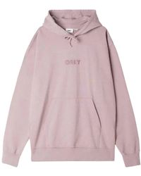 Obey - Recycelter hoodie mit gesticktem logo - Lyst